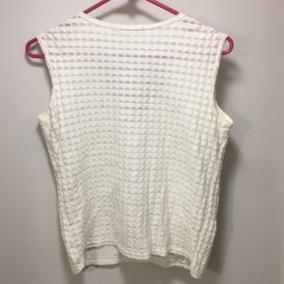 Stripe by Rayure Paris. Sleeveless top. Small. GUC - Picture 3 of 3